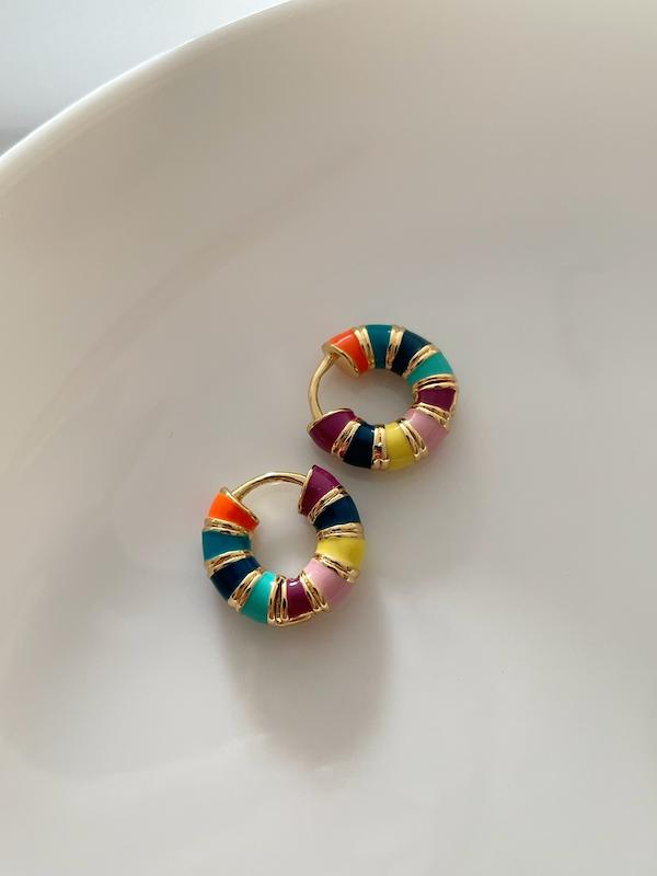 گوشواره میناکاری ysx