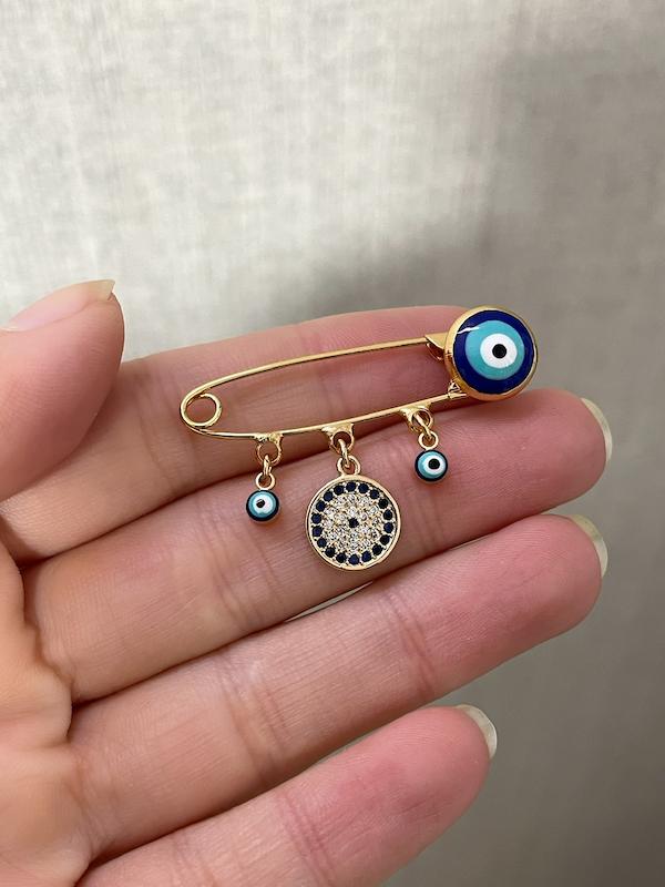 سنجاق سینه چشم نظر ysx