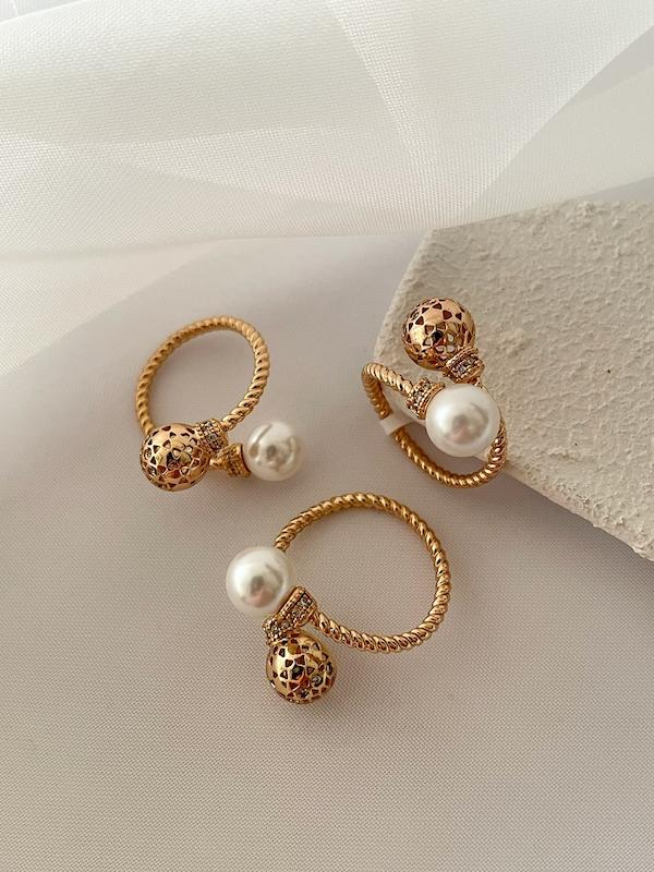 انگشتر گوی مروارید ژوپینگ