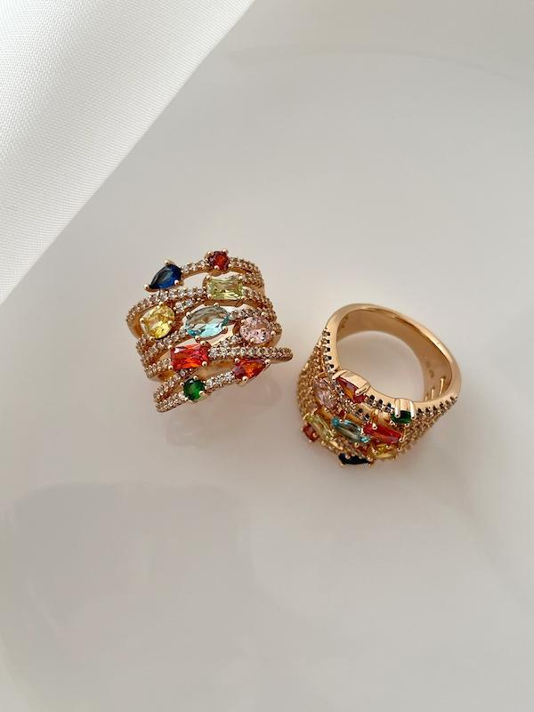 انگشتر مولتی کالر ژوپینگ