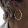 گوشواره حلقه ای خاویاری UBL