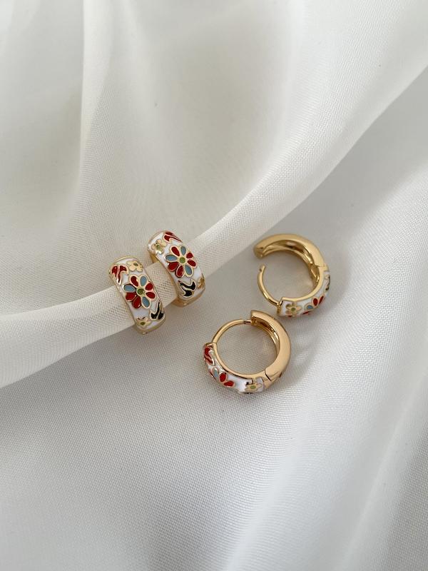 گوشواره میناکاری ژوپینگ