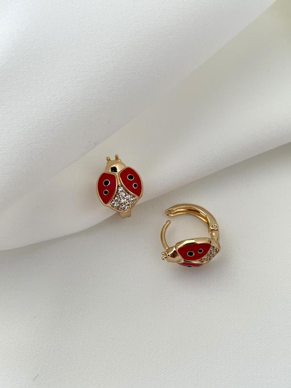 گوشواره کفشدوزک ژوپینگ