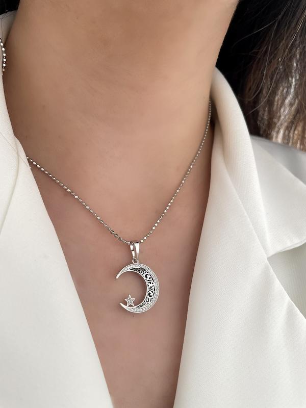 گردنبند ماه و ستاره ژوپینگ