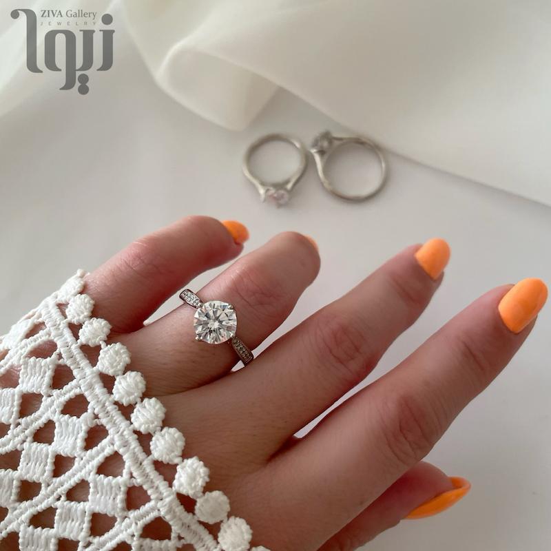 انگشتر تک نگین ژوپینگ