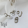 گوشواره مروارید و حلقه ریز ژوپینگ