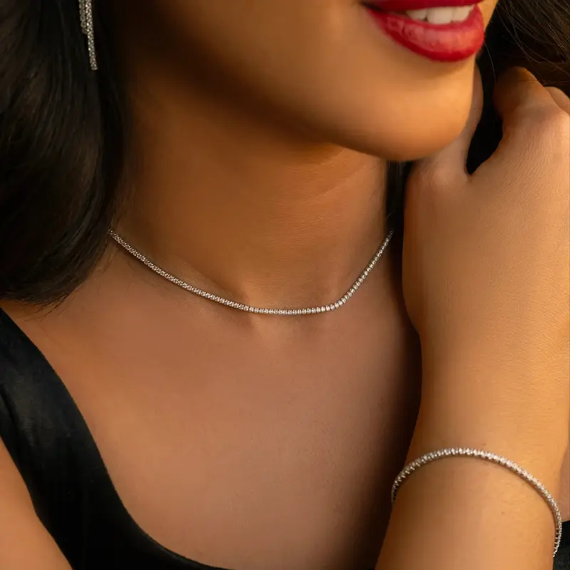 سرویس نقره زنانه تنیسی 1میل
