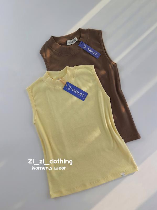 تاپ یقه ایستاده کشبافت