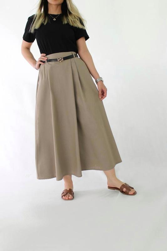 دامن لینن خارجی