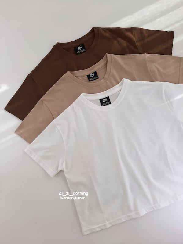 تیشرت کراپ نرمال 