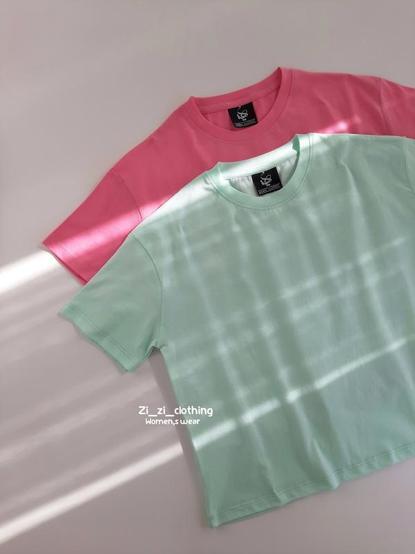 تیشرت کراپ ساده دخترانه