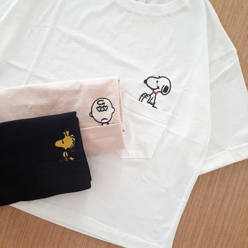 تیشرت کراپ اسنوپی دخترانه