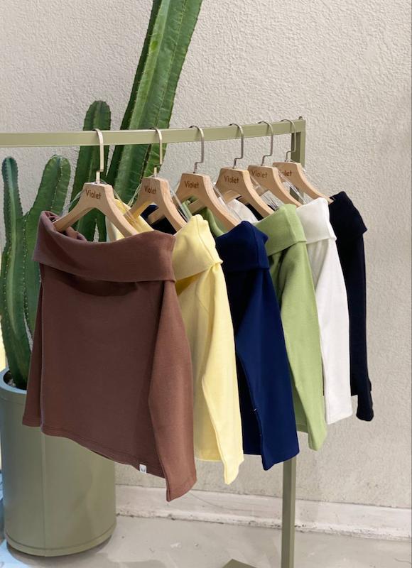 بلوز کراپ یقه قایقی، بلوز کراپ دخترانه