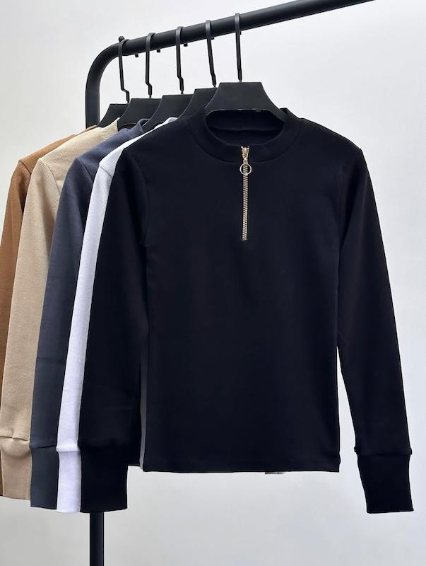 بلوز نیم زیپ 