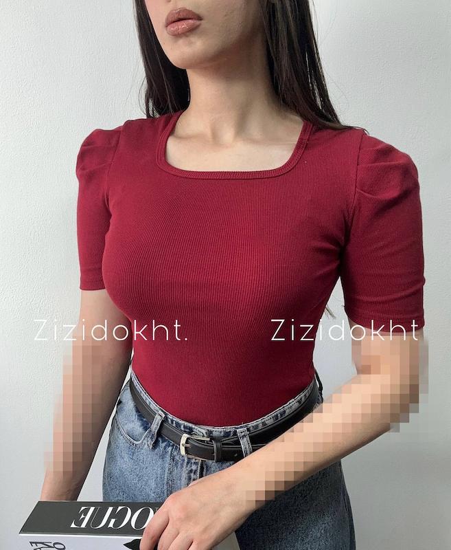 تیشرت یقه خشتی عروسکی