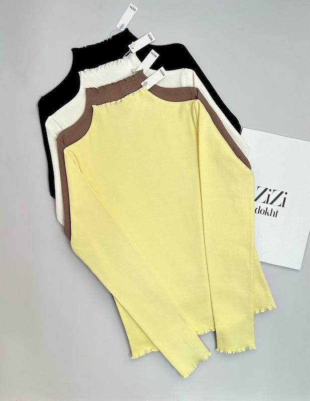 بلوز یقه ایستاده ژور