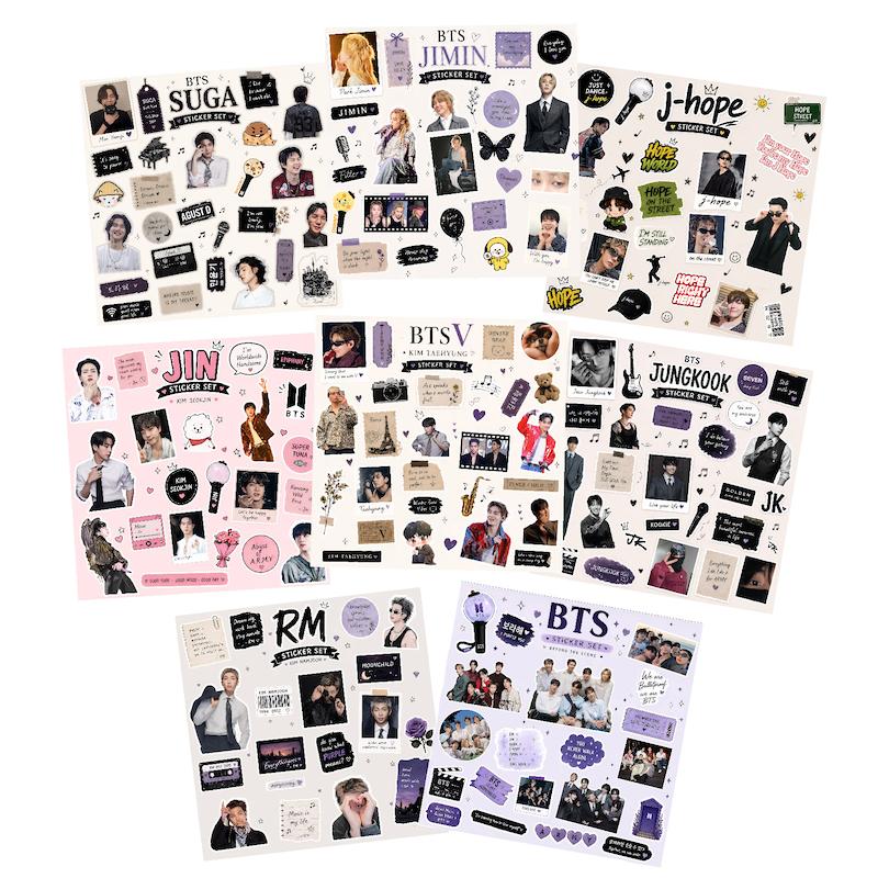 استیکر برجسته BTS