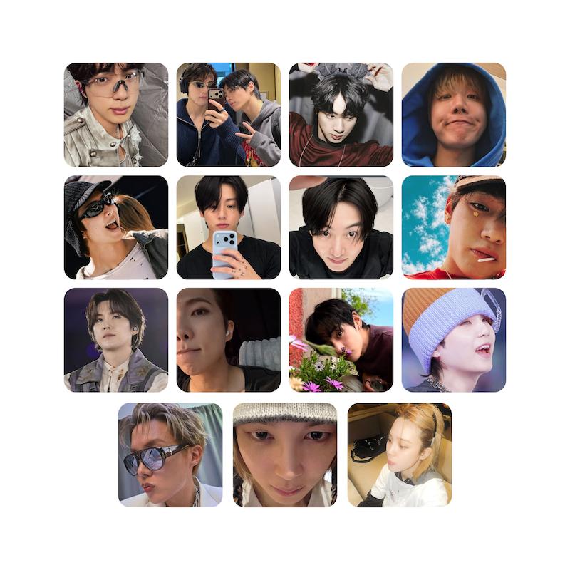 مینی فتوکارت Bangtan