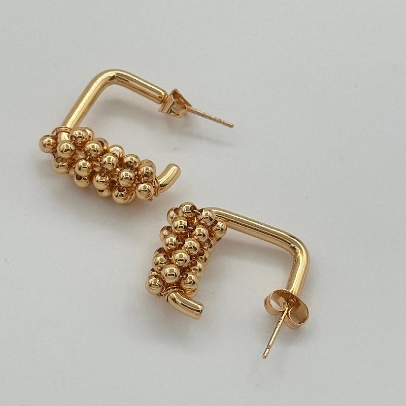 گوشواره گوی مربع