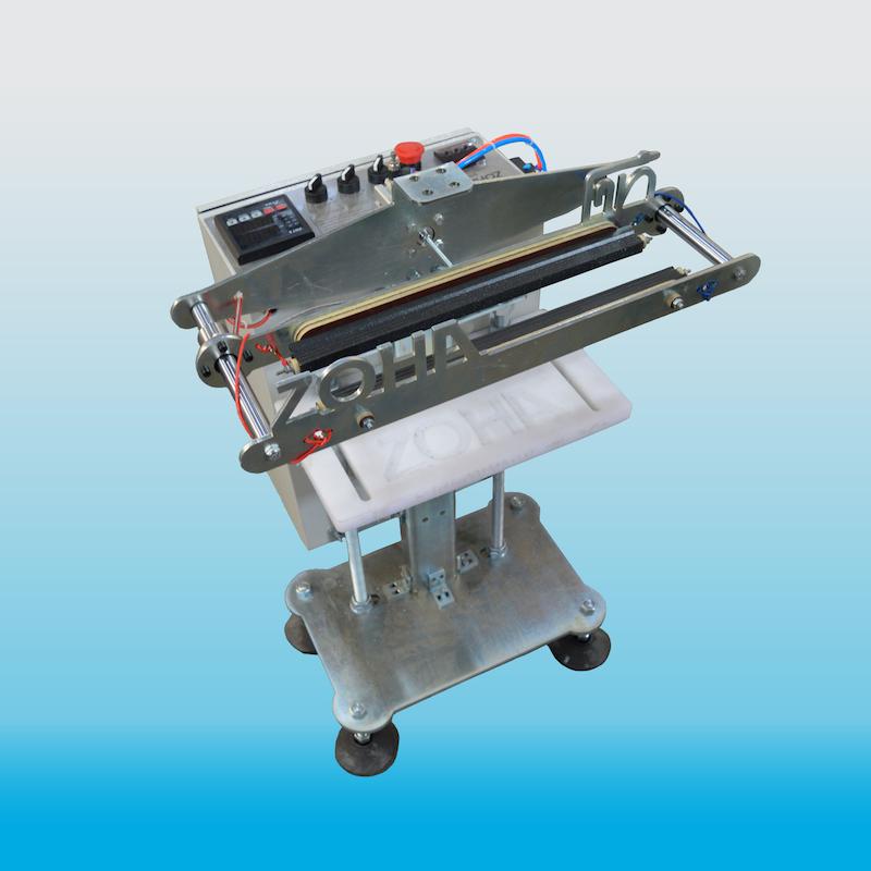 دستگاه دوخت و پرس حرارتی نایلون و سلفون پنوماتیک