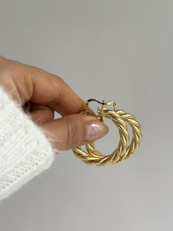 گوشواره حلقه ای سایز متوسط