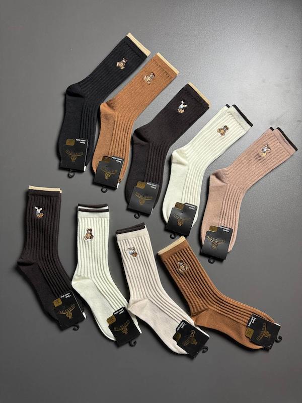 جوراب ساقدار گلدوزی شده 