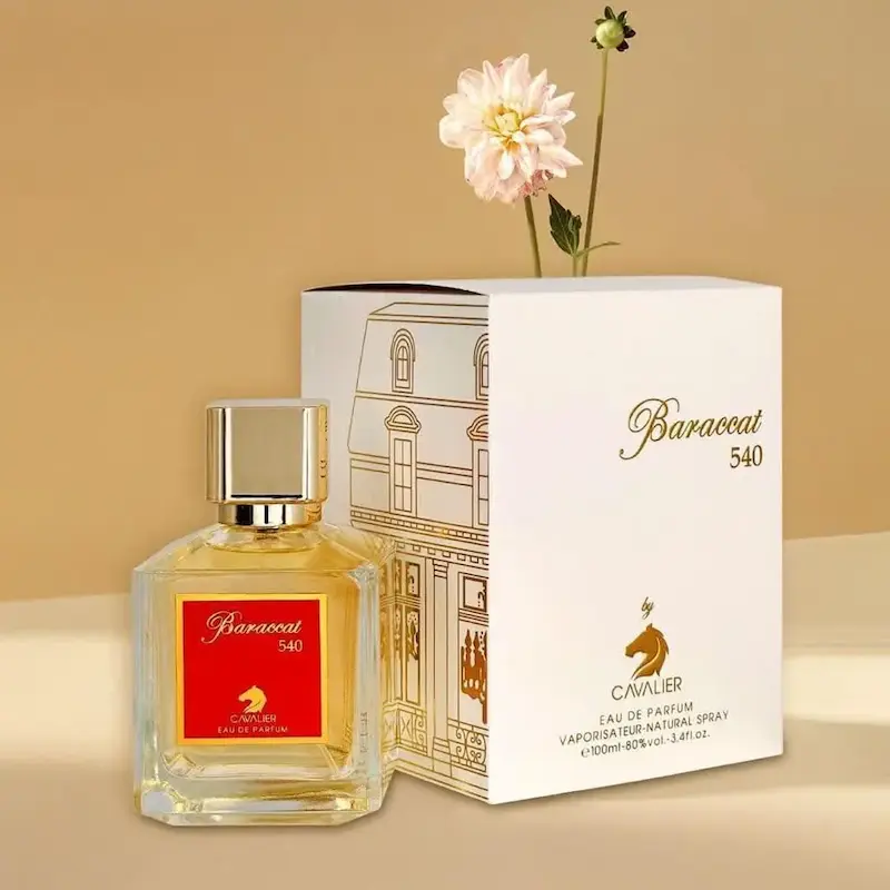 عطر ادکلن کاوالیر باراکات وایت 540 (مشابه باکارات رژ 540 سفید) | Cavalier Baraccat White 540