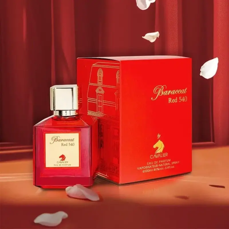 عطر ادکلن کاوالیر باراکات رد 540 (مشابه باکارات رژ 540 قرمز) | Cavalier Baraccat Red 540