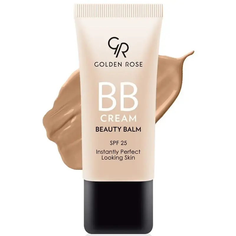 بی بی کرم حاوی ویتامین E دارای Spf 25 گلدن رز مدل Beauty Balm