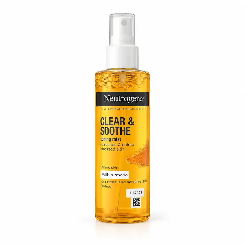 اسپری تونینگ میست نوتروژینا Clear & Soothe حاوی زردچوبه – ۱۲۵ میلیلیتر