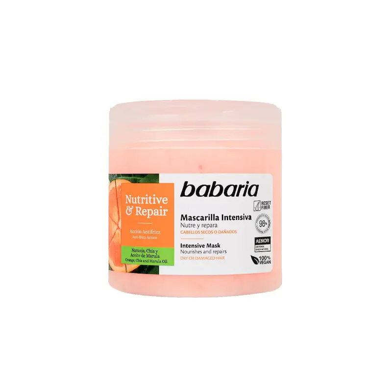 ماسک مغذی و ترمیم کننده مو باباریا مدل Nutritive & Repair