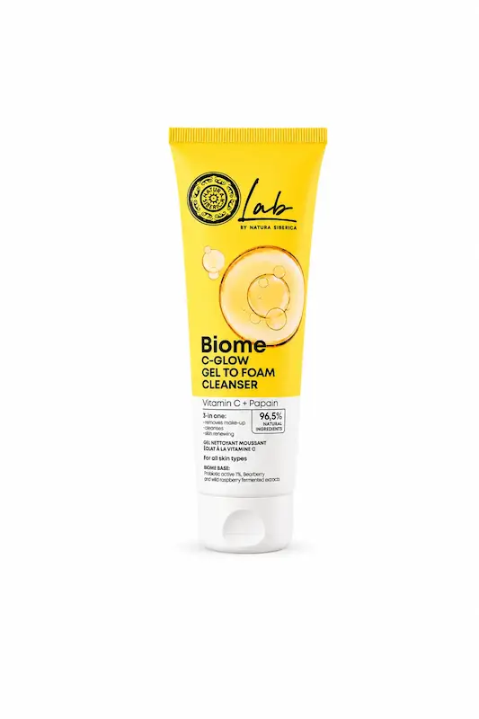 ژل شوینده Biome C-Glow Gel to Foam Cleanser (Lab by Natura Siberica)