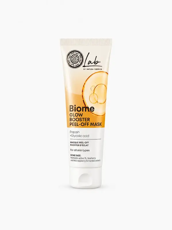 ماسک پیل‌آف درخشان‌کننده Biome Glow Booster (Lab by Natura Siberica)