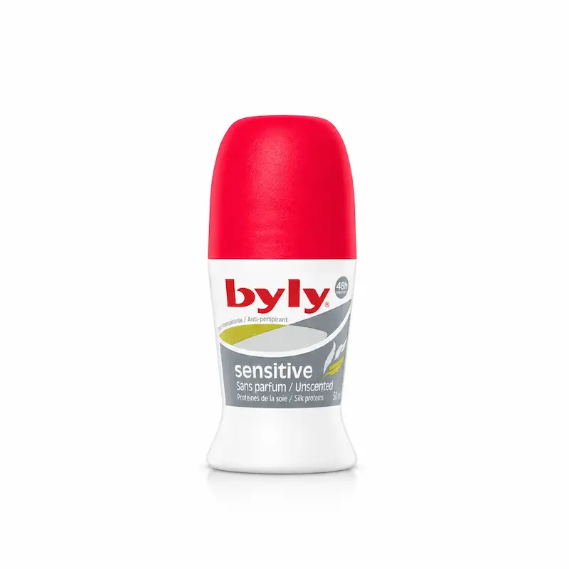 مام ضد تعریق Byly مدل Sensitive بدون بو 48 ساعته