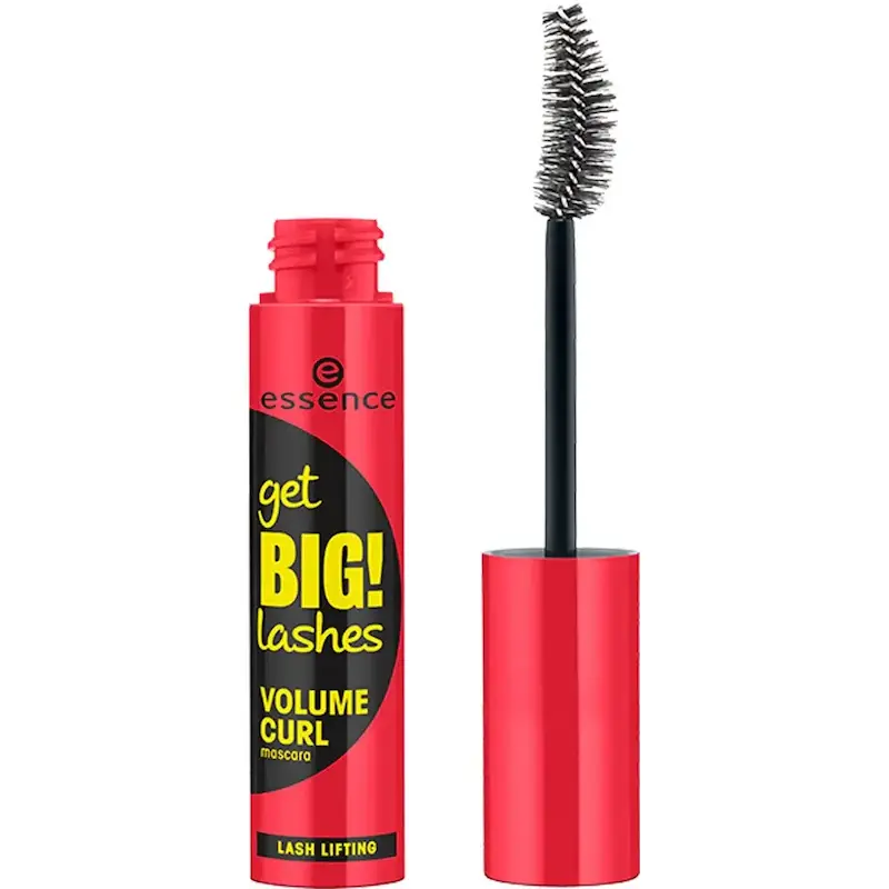 ریمل حجم دهنده و فرکننده اسنس مدل Get Big Lashes Volume Curl