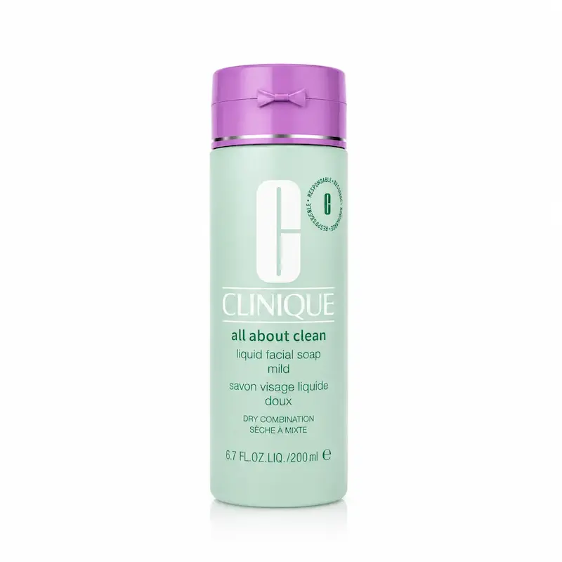 ژل شستشوی صورت کلینیک مدل All About Clean Mild مخصوص پوست خشک و مختلط (Clinique All About Clean Liquid Facial Soap Mild) – حجم ۲۰۰ میلی‌لیتر