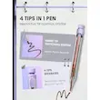 قلم آرایشی ۴ کاره شیگلم مدل The Everywhere 4-In-1 Pen