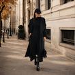 استایل مینیمال خیابانی با پالتو مشکی Noir