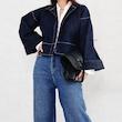 کت جین ایندیگو زنانه Billie نمای زاویه‌دار