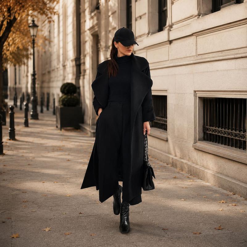 پالتو زنانه مشکی Noir