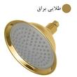 ست دوعددی سردوش حمام مدل شیپوری طلایی قهرمان 