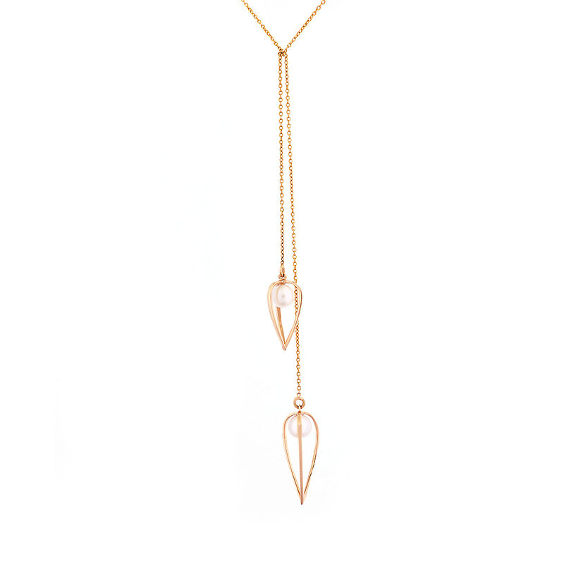 گردنبند دوتایی دانژه _ Danje Necklace tween