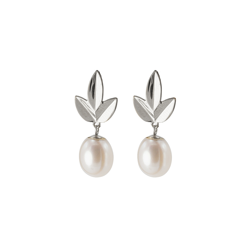 گوشواره نهال سه برگ ـ  Nahal Earrings 3