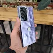 قاب گوشی سامسونگ Galaxy S24 Ultra مدل گل هولوگرامی کد 01