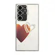 قاب گوشی سامسونگ Galaxy S23 Ultra مدل قلب مرواریدی کد 01