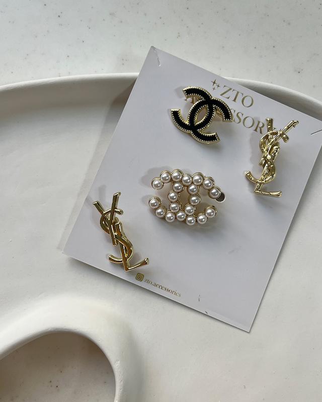 سنجاق سینه مینی CHANEL & YSL