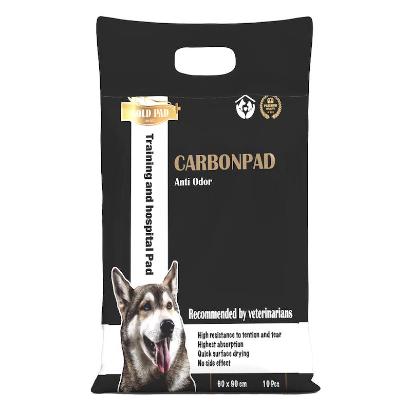 پد بهداشتی گلدپد مدل کربن بسته ۱۰ عددی
