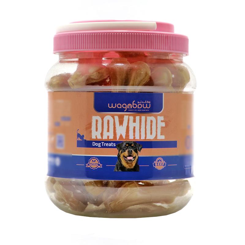 تشویقی سگ وگن بو مدل استخوان ژلاتینی GB75 بدون طعم وزن 800 گرم