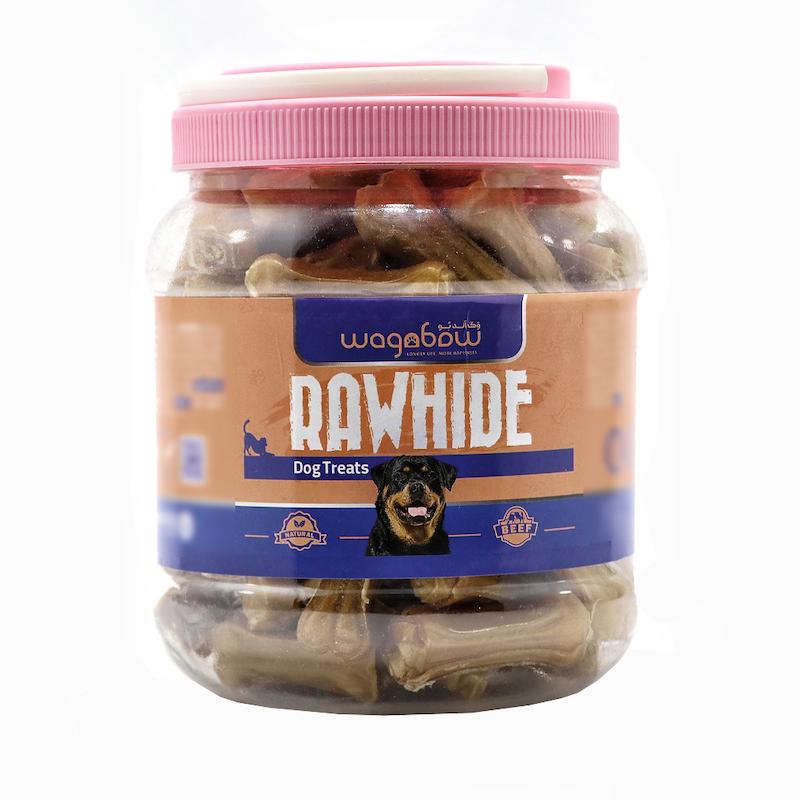 تشویقی سگ وگن بو مدل استخوان ژلاتینی GB5 بدون طعم وزن 800 گرم