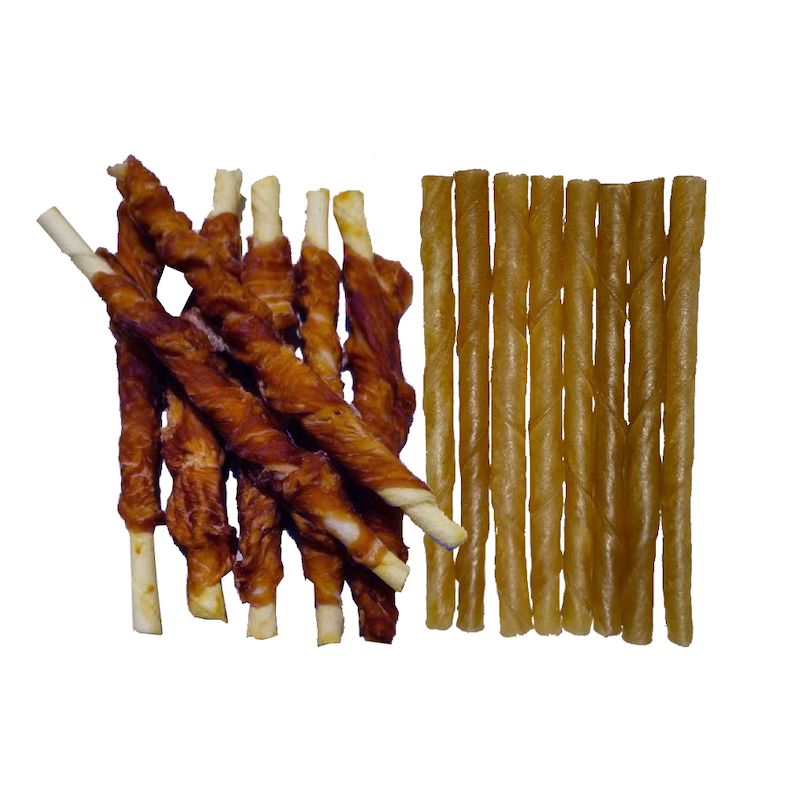 تشویقی دورپیچ گوشت و مدادی ژلاتینی بسته ۱۰۰ گرمی